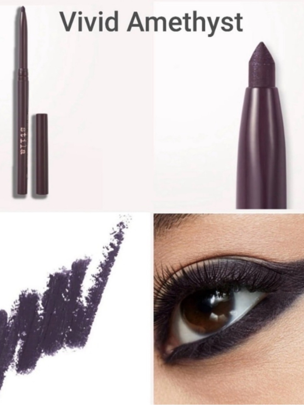 NWT Stila Smudge Stick in Vivid Amethyst - Picture 3 of 3